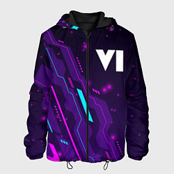 Мужская куртка GTA 6 neon gaming