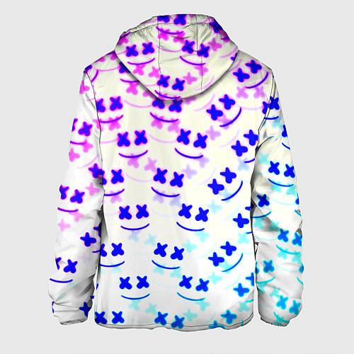 Мужская куртка Marshmello pattern neon / 3D-Черный – фото 2