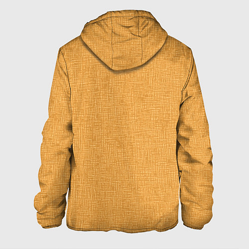 Мужская куртка Текстура однотонная тёмно-жёлтый золотой / 3D-Черный – фото 2
