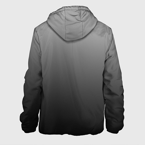 Мужская куртка От серого к черному оттенки серого / 3D-Черный – фото 2