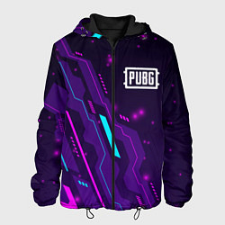 Куртка с капюшоном мужская PUBG neon gaming, цвет: 3D-черный