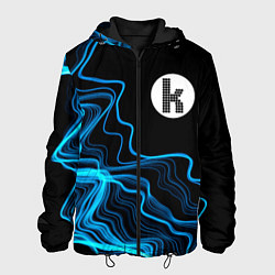 Куртка с капюшоном мужская The Killers sound wave, цвет: 3D-черный