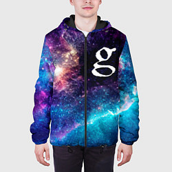 Куртка с капюшоном мужская Garbage space rock, цвет: 3D-черный — фото 2