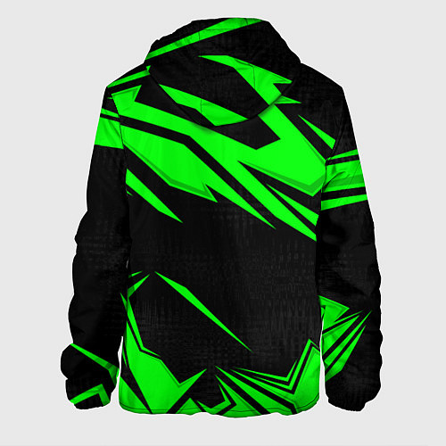 Мужская куртка Skoda - green uniform / 3D-Черный – фото 2
