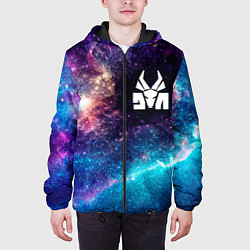 Куртка с капюшоном мужская Die Antwoord space rock, цвет: 3D-черный — фото 2