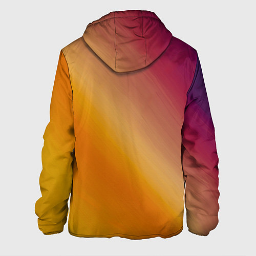 Мужская куртка Абстракция солнечный луч / 3D-Черный – фото 2