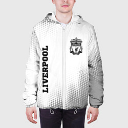 Куртка с капюшоном мужская Liverpool sport на светлом фоне вертикально, цвет: 3D-белый — фото 2