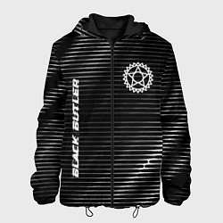 Куртка с капюшоном мужская Black Butler metal anime lines, цвет: 3D-черный
