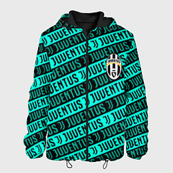 Мужская куртка Juventus pattern logo steel