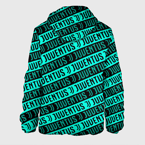 Мужская куртка Juventus pattern logo steel / 3D-Черный – фото 2