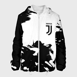 Куртка с капюшоном мужская Juventus smoke black fire, цвет: 3D-белый