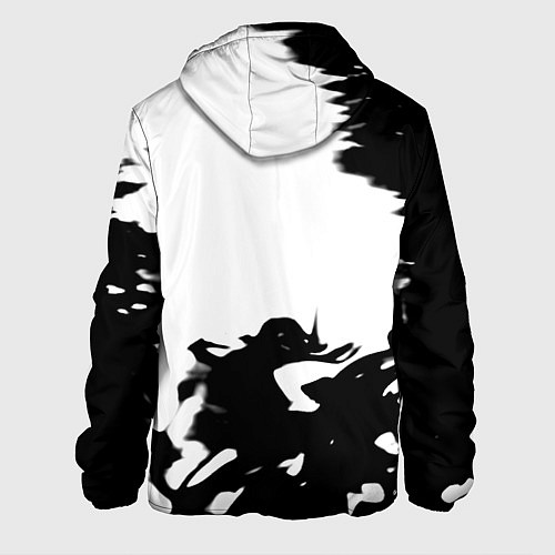 Мужская куртка Juventus smoke black fire / 3D-Черный – фото 2