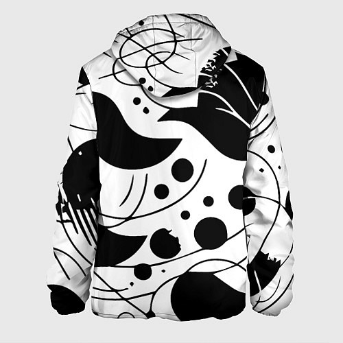 Мужская куртка Fashion abstraction - ai art fantasy / 3D-Черный – фото 2
