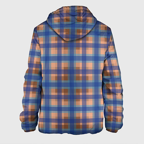 Мужская куртка Клетка в клетку / 3D-Черный – фото 2