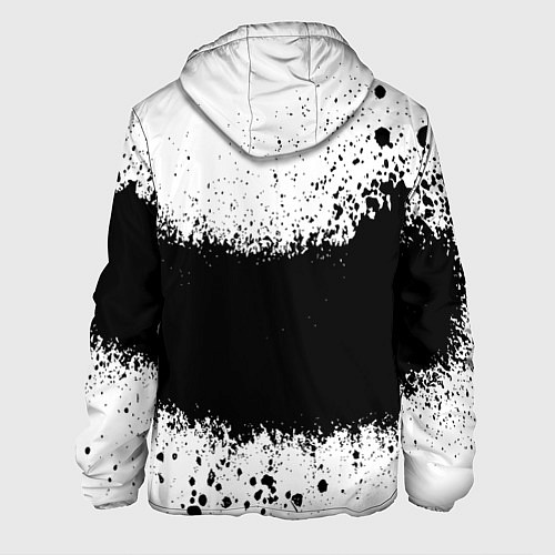 Мужская куртка Просто краски чёрные / 3D-Черный – фото 2