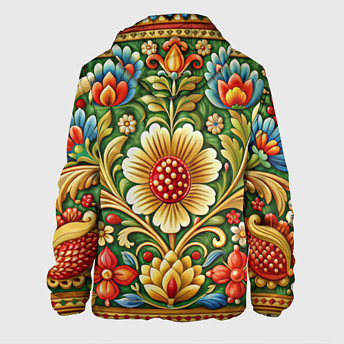 Мужская куртка Стиль советского ковра узоры и орнамент / 3D-Черный – фото 2