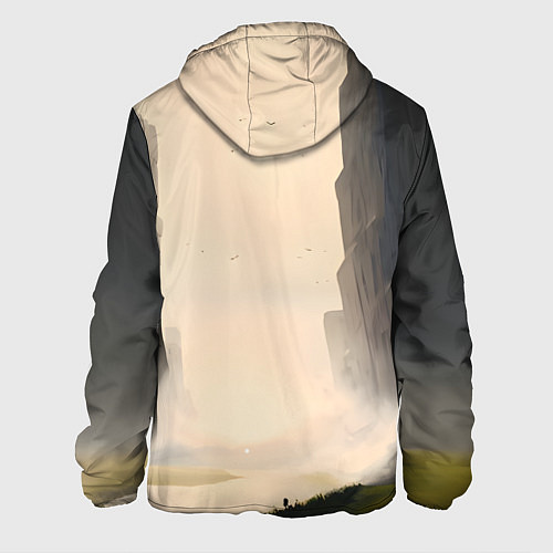 Мужская куртка Скетч байкер / 3D-Черный – фото 2