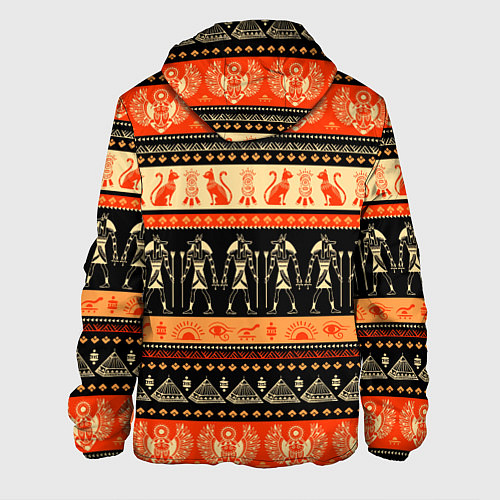 Мужская куртка Египетский паттерн / 3D-Черный – фото 2