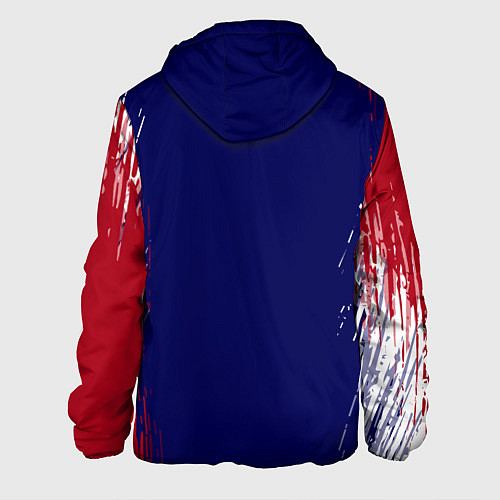 Мужская куртка Velial squad - red abstract / 3D-Черный – фото 2