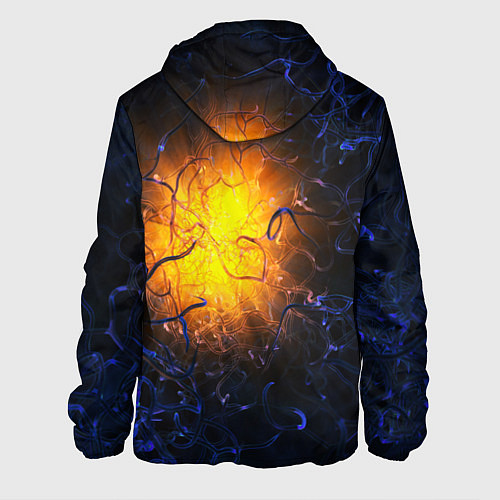 Мужская куртка Абстракция зарождение звезды / 3D-Черный – фото 2