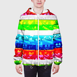 Куртка с капюшоном мужская Fortnite color line, цвет: 3D-белый — фото 2