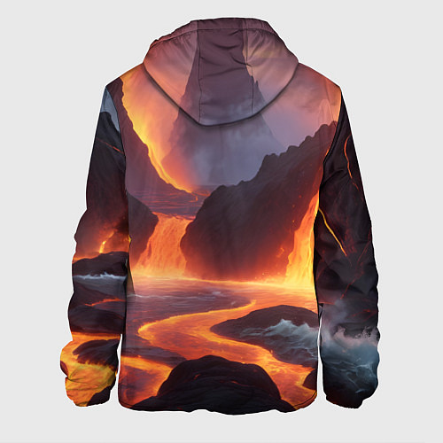 Мужская куртка Текущая лава / 3D-Черный – фото 2