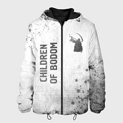 Куртка с капюшоном мужская Children of Bodom - white gradient вертикально, цвет: 3D-черный