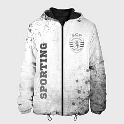 Мужская куртка Sporting - white gradient вертикально