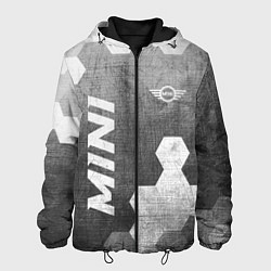 Куртка с капюшоном мужская Mini - grey gradient вертикально, цвет: 3D-черный