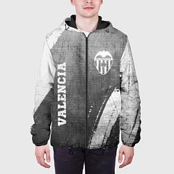 Куртка с капюшоном мужская Valencia - grey gradient вертикально, цвет: 3D-черный — фото 2