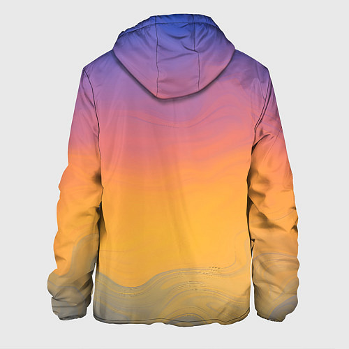 Мужская куртка Яркий градиент / 3D-Черный – фото 2
