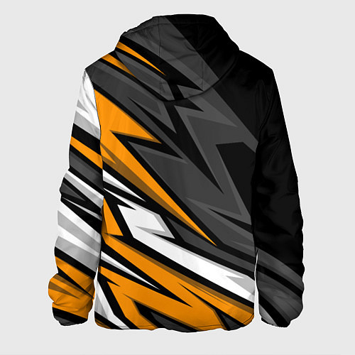 Мужская куртка Zeekr - orange colors / 3D-Черный – фото 2
