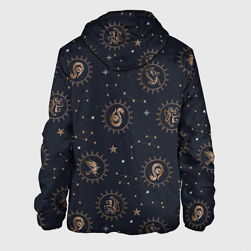 Мужская куртка Все факультеты Хогвартса / 3D-Черный – фото 2