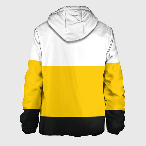 Мужская куртка Без труда не вытащишь и рыбку - с флагом черная на / 3D-Черный – фото 2