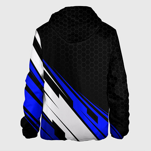 Мужская куртка Фольксваген - синий / 3D-Черный – фото 2