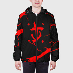 Куртка с капюшоном мужская Doom storm steel, цвет: 3D-черный — фото 2