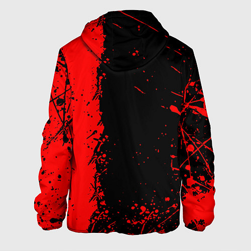 Мужская куртка Linkin park краски всплеск текстура / 3D-Черный – фото 2