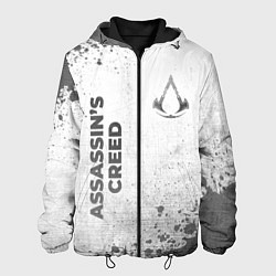 Мужская куртка Assassins Creed - white gradient вертикально