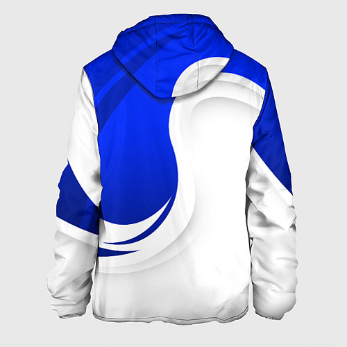 Мужская куртка Exeed - синий и белый / 3D-Черный – фото 2