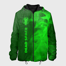 Куртка с капюшоном мужская Dead Space - green gradient по-вертикали, цвет: 3D-черный