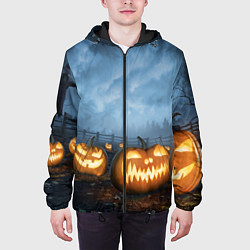 Куртка с капюшоном мужская Костюмы для halloween, цвет: 3D-черный — фото 2