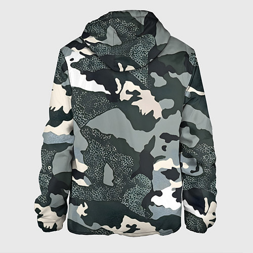 Мужская куртка Темно зеленый камуфляж / 3D-Черный – фото 2