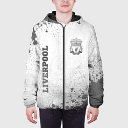 Куртка с капюшоном мужская Liverpool - white gradient вертикально, цвет: 3D-черный — фото 2