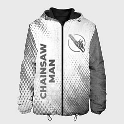 Куртка с капюшоном мужская Chainsaw Man - white gradient вертикально, цвет: 3D-черный