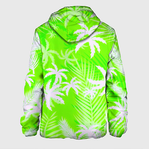 Мужская куртка Кислотные тропики / 3D-Черный – фото 2