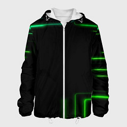 Мужская куртка Black green color