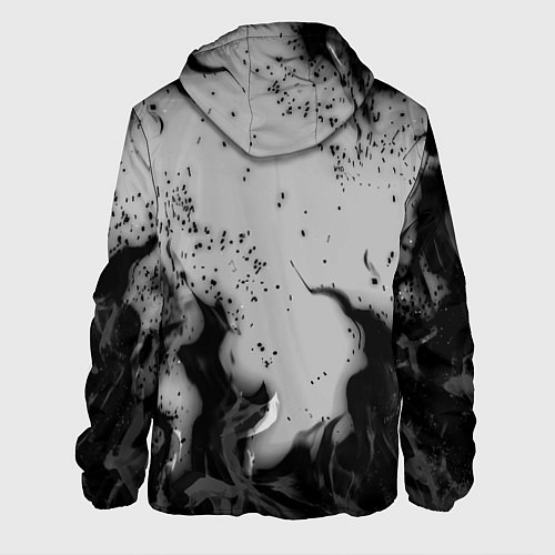 Мужская куртка NASA неоновый огонь / 3D-Черный – фото 2