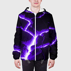 Куртка с капюшоном мужская The rift, цвет: 3D-белый — фото 2