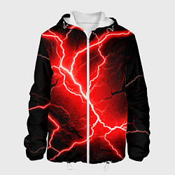 Куртка с капюшоном мужская Lightning, цвет: 3D-белый