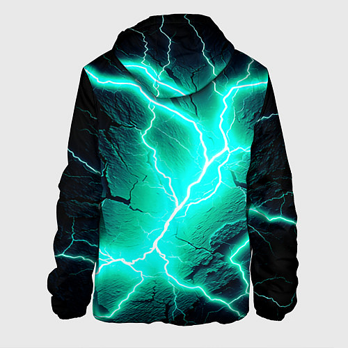 Мужская куртка Color light blue black / 3D-Черный – фото 2